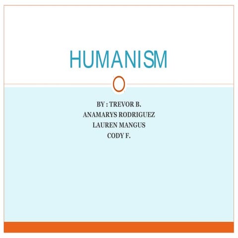 Humanism