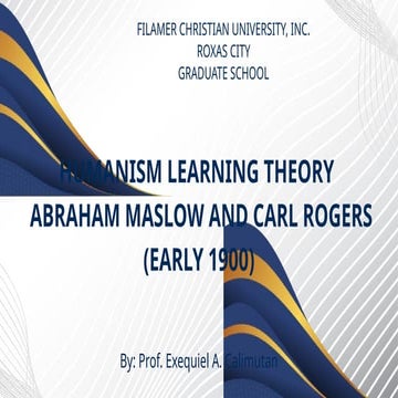 Comprehensive Overview of Humanism, Connectivism, and Transformative ...