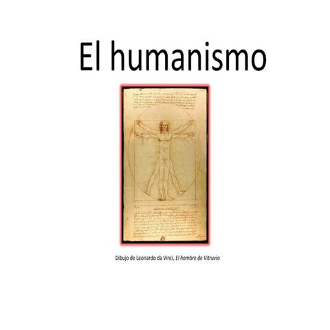 Humanismo Diapositivas