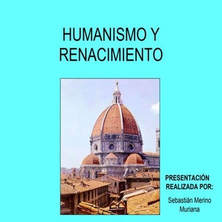 Humanismo y Renacimiento