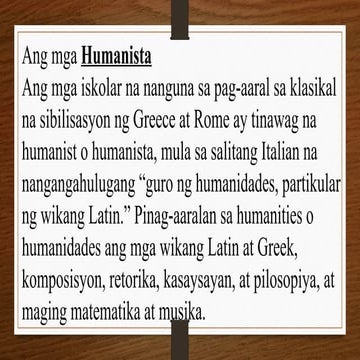 ANG MGA HUMANISTA_GRADE 8_KUWARTER 3_PPT