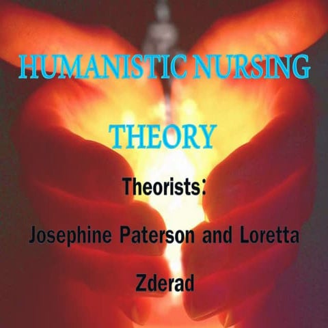 Humanistic nursing theory. ppt