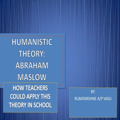 Humanistic theory