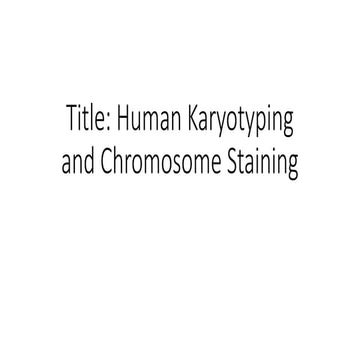 human karyotyping.pptx human karyotyping