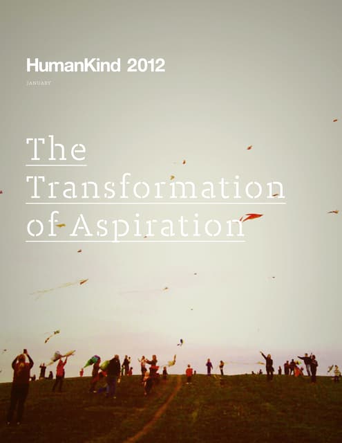 HumanKind 2012: The Transformation ...