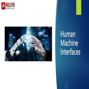 Types Of Human  Machine  Interfaces(HMIs)