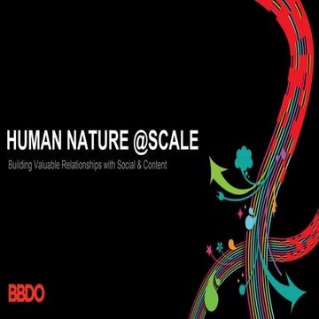 Human Nature @Scale