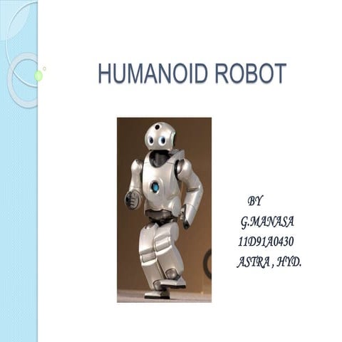 ASIMO Humanoid robot 