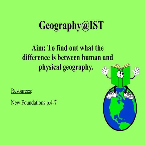 Human & Physical Geography
