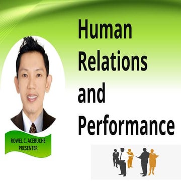 ppt....human relations.... Management nursing. | PPTX