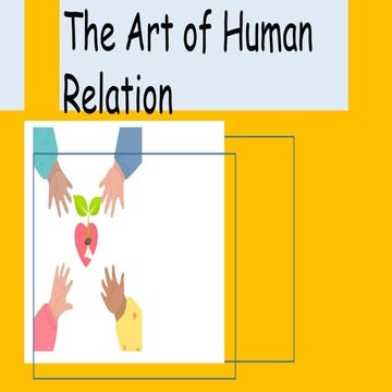 Human Relation aims to present the topic.pptx