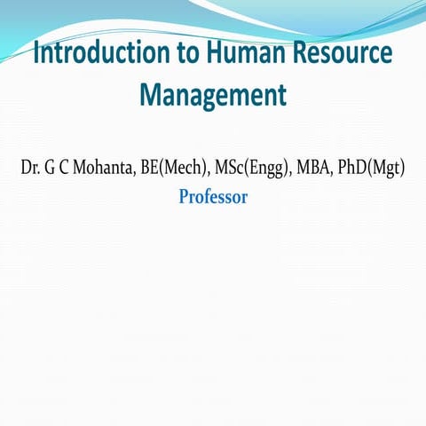 Human resorce management ppt