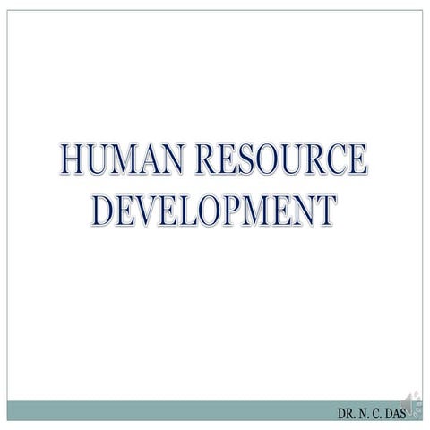 Human resource development