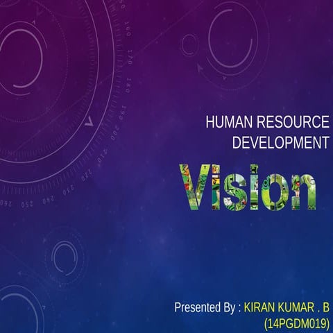 Human resource development