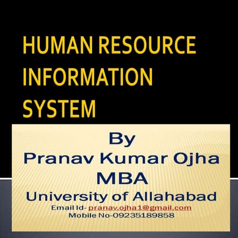 Human resource information system