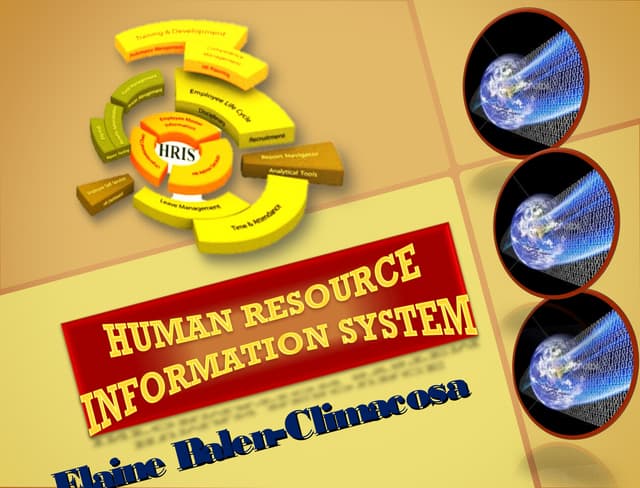 Human resource information system ppt