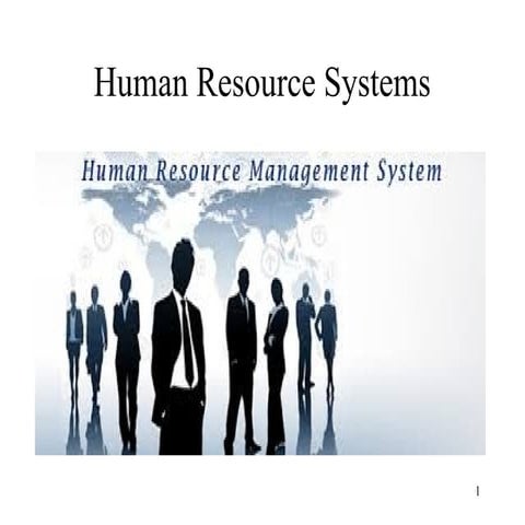 Human Resource Information Systems