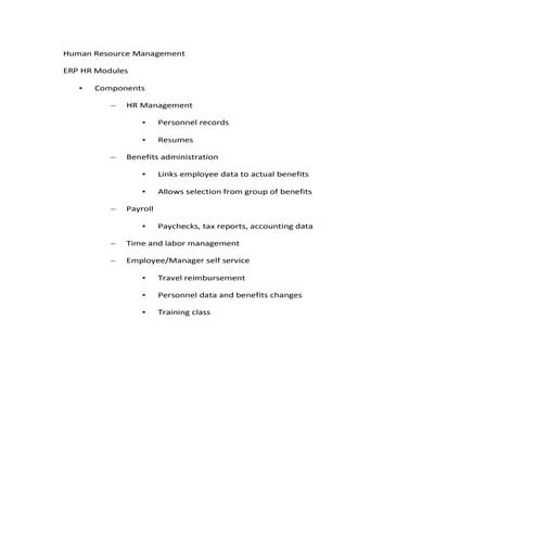 Human resource management