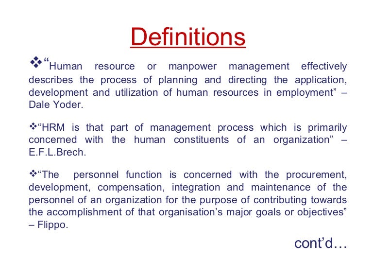 Human Resource Management