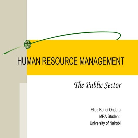 Human resource management
