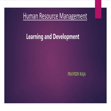 Training and development of human resource | PPT