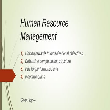 Human resource management