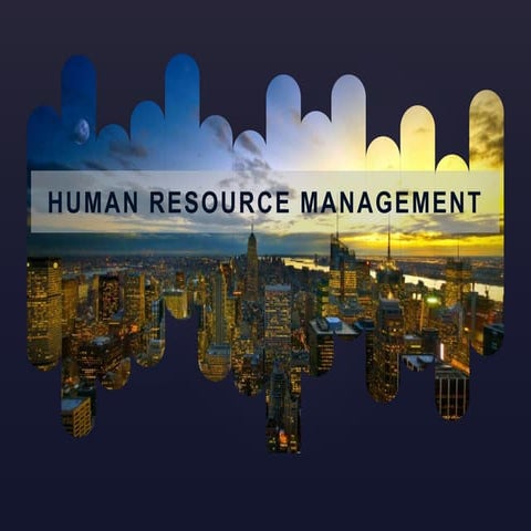 Human resource management presentations