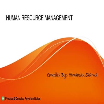 HUMAN RESOURCE MANAGEMENT MBA-HR Notes Unit:- 1 AKTU.pdf