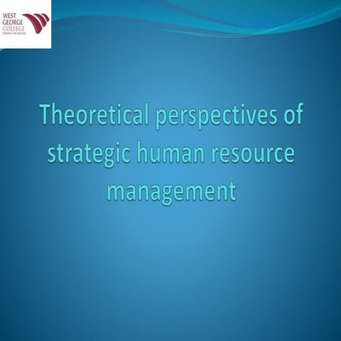 Human resource management 1