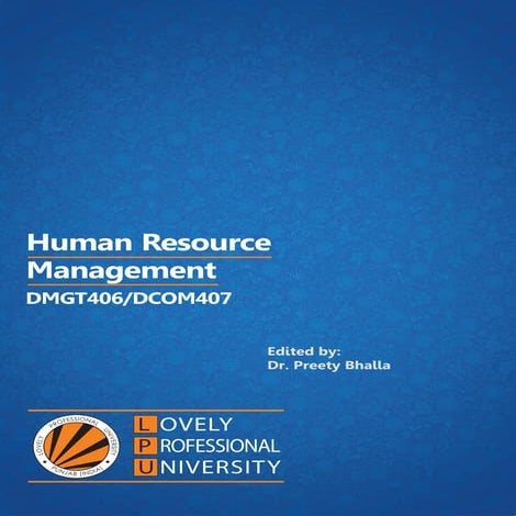 Human resource management 