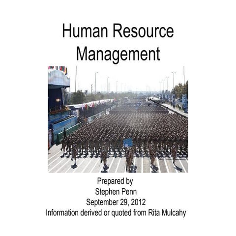 Human Resource Management