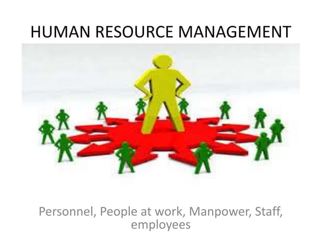 Human resource management ppt PPT Human resource management ppt PPT