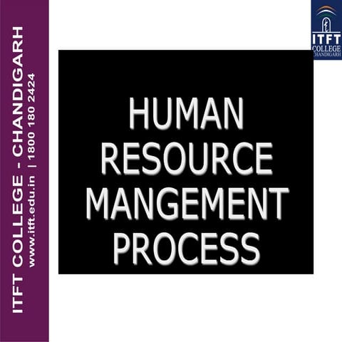 ITFT - Human resource Mangement                                   