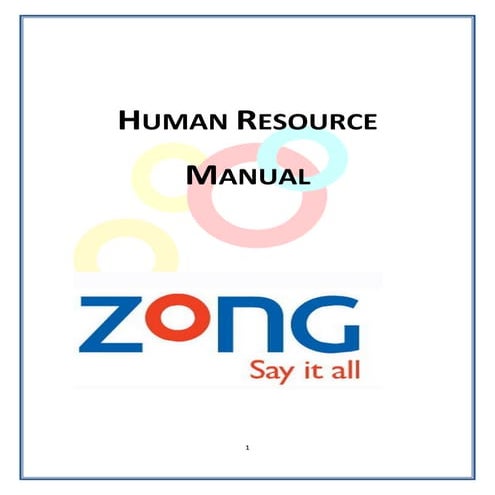 Human resource manualpdf