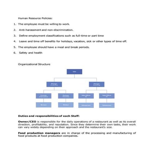 Human resource policies | PDF