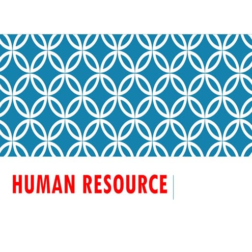 Human resources class 8