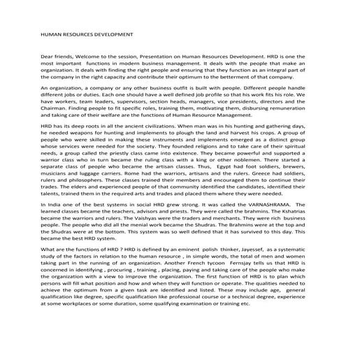 Human resources | PPTX