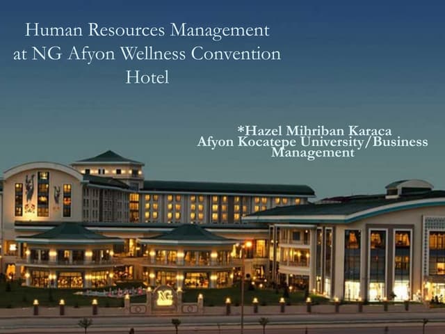 Human resources management at ng af...