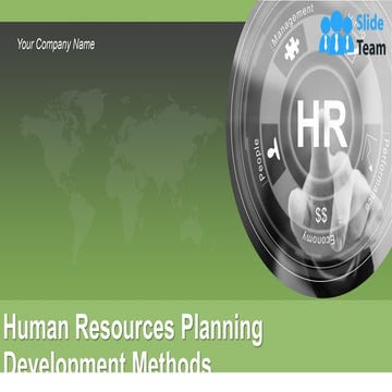 Human Resources Planning Development Methods Powerpoint Presentation Slides