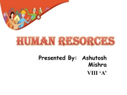 Human resources class 8 | PPT