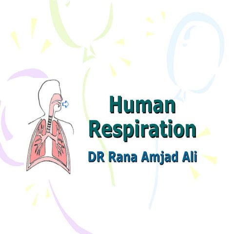 Human respiration