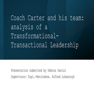 Coach Carter | PDF