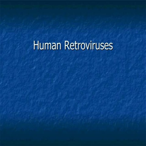 Human retroviruses 