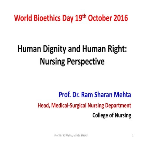 Human right  rs mehta