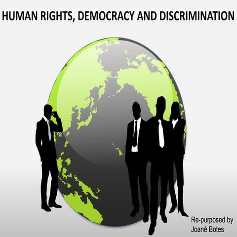 Human rights and democracy