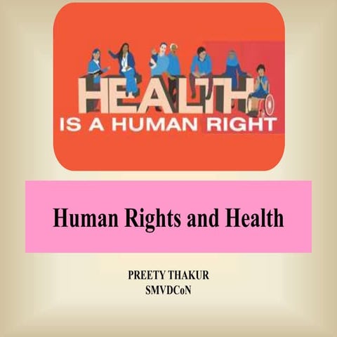 Human rights and Health