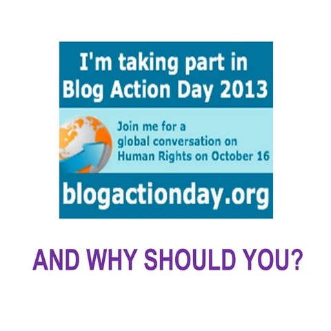 Human rights for blog action day
