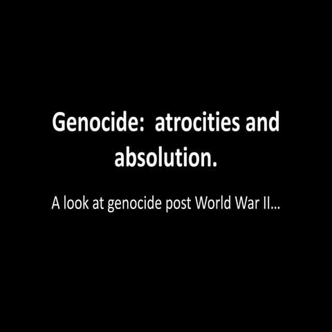 Human rights genocide ppt1.2