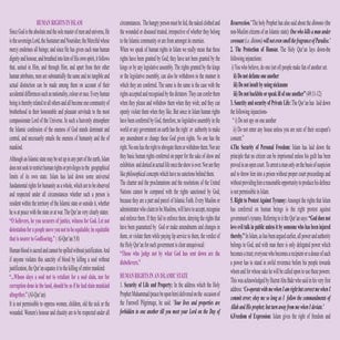 Human rights in islam