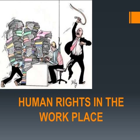 Human rights in the work place presatation